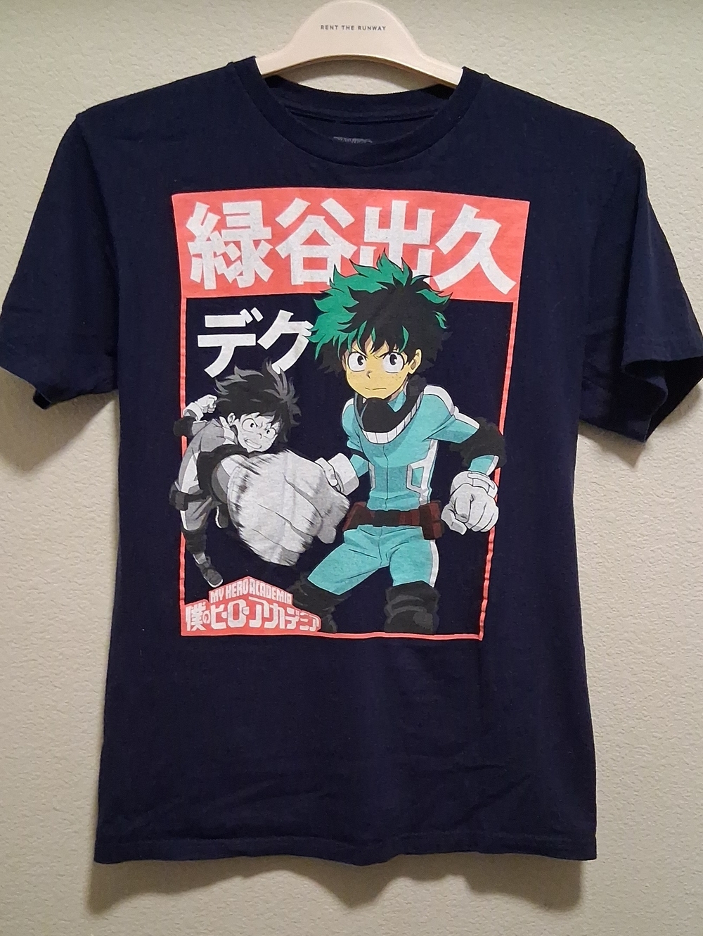 Navy My Hero Academia Deku Graphic Tee for Kids